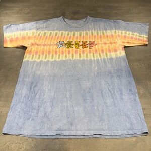 Sundog Grateful Dead T-Shirt Mens XL Blue Tie Dye Dancing Bears 2023 Band Tee